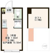 ハーモニーテラス春日町Ⅱの間取り画像
