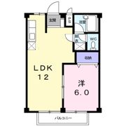 平國ハイツの間取り画像