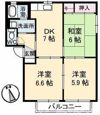 バリュージュヤシマ C棟の間取り画像