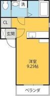 サンティー南千木の間取り画像