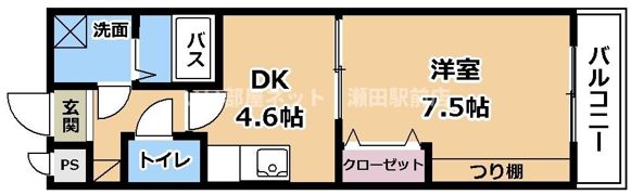 グリーンロード山手Ⅱの間取り画像