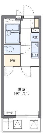 レオパレスゆうの間取り画像