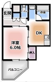 大和田ノースマンションの間取り画像