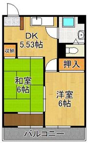 サーフサイドビル到津の間取り画像