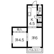 ミリオンハイツの間取り画像