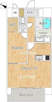 CHAINON長嶺南の間取り画像