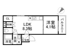 Y-City神戸鷹取の間取り画像