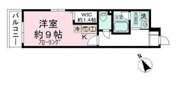 レオ伍拾八番館の間取り画像