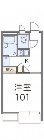 レオパレスTASLAGEの間取り画像