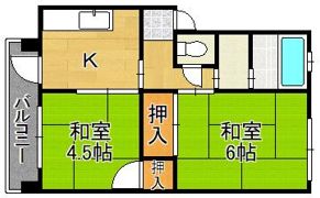 グリーンマンションの間取り画像