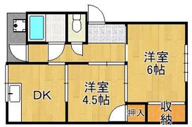 前田アパート 1F右の間取り画像