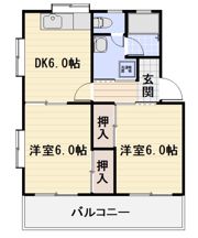 ヒルサイドアヴェニュの間取り画像