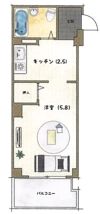 リブエール六甲の間取り画像