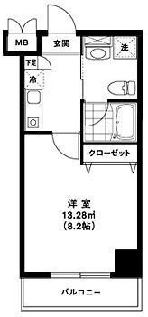 AZALEA恋ヶ窪Ⅱの間取り画像