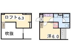 ロワジール東須磨の間取り画像