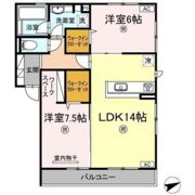 フルールの間取り画像