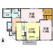 ボヌール新田 Ⅲの間取り画像