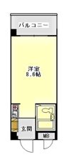 水前寺北スカイマンションの間取り画像