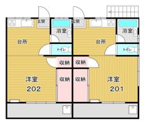 パステルコートの間取り画像