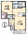 Flora（フローラ）A棟の間取り画像