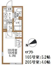 ハーミットクラブハウスケンズの間取り画像