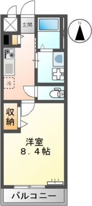 SteinfeldⅠの間取り画像