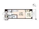 S－RESIDENCE広島駅enableの間取り画像