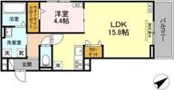ルヴィータ川名の間取り画像