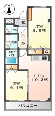 グラン ルポンの間取り画像