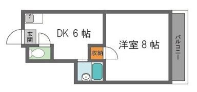 エルコート三国の間取り画像