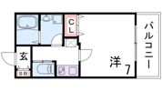 クレリア神戸の間取り画像