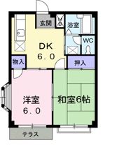 ニューエルデム仲田の間取り画像