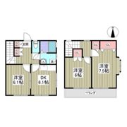 リバーサイドヤマトBの間取り画像