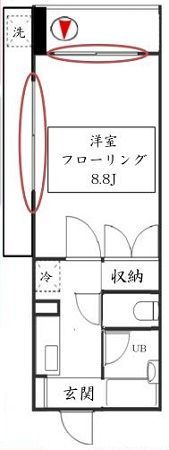 コーポ山吹の間取り画像