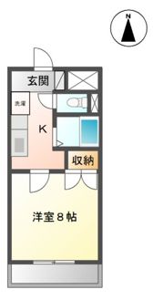 グランドール壱番館の間取り画像