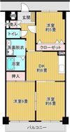 パレスニシハラの間取り画像