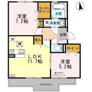 Piccolo Pino 島町 C棟の間取り画像