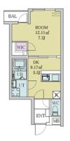 HILLs580の間取り画像