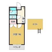 レオパレスさんわ大和田第8の間取り画像
