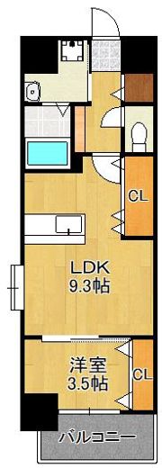 スマート到津の森の間取り画像
