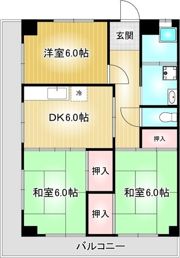 メゾン大島の間取り画像