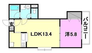 エスターテ道後の間取り画像