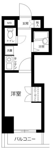 ロイヤルパレス目黒の間取り画像