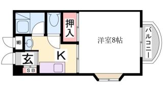 西鈴コーポラスの間取り画像