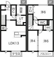 クレアーレ高峯 A棟の間取り画像
