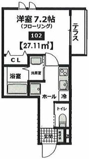 ストリームヒルズ祐天寺の間取り画像