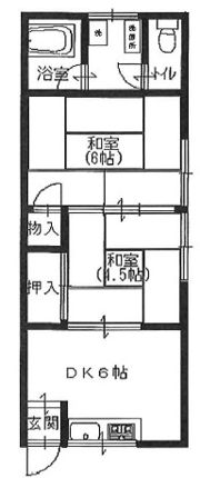ハイツフォーの間取り画像