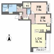 シャーメゾンプライムの間取り画像