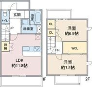 ベルノリエ桜ヶ丘の間取り画像