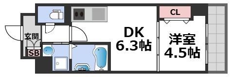 クローバー・レジデンス城東放出の間取り画像